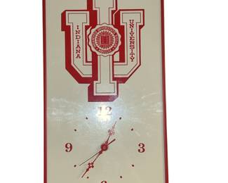 18" IU Wall Clock Indiana University Analog