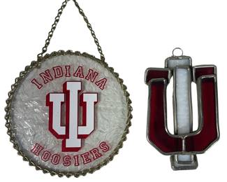 IU Suncatchers Stained Glass Logo & Round