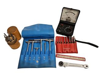 Telescopic Gauge Set Starrett Drive Pin Punches Micronta Refrigeration Wrench