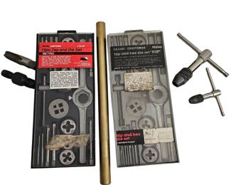Craftsman Tap Die Sets Pipe Threader Solid Brass Rod Handle