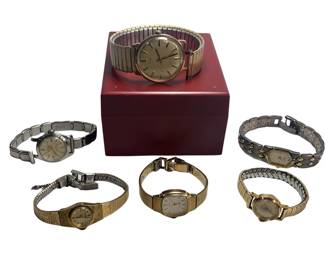 Vintage Carol 17 Jewel Watch Incabloc + 2 Timex Watches