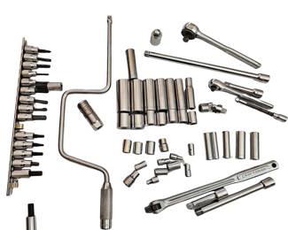 Craftsman SAE Sockets Deep 1/4 3/8 Drivers Extensions Allen Bits (+non Craftsman Allen Bits)