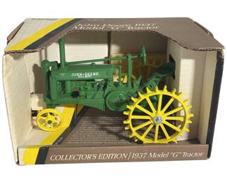 Diecast Tractor 1937 Model G John Deere ERTL Original Box