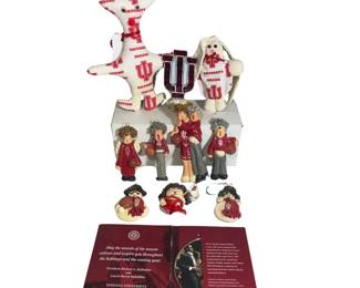IU Ornaments Bobby Knight Choking Player Red Sweater Riding Up