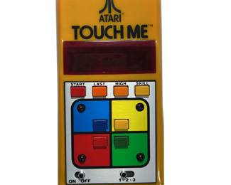 Vintage 1978 BH-100 Touch Me Handheld Game Red LED Works