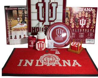 IU Door Mat Posters Stained Glass Look Suncatcher