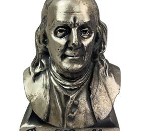 Benjamin Franklin Life Insurance Co Metal Bank No Key Coins Inside