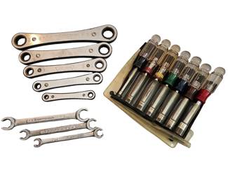 Craftsman Flare Nut Ratcheting Box End Wrenches + Nut Drivers