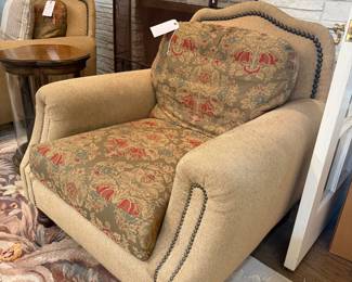 4 of these large nailhead roll arm chairs