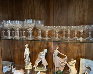 Gorham crystal stemware 