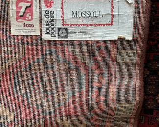 Mossoul wool rug 5x7