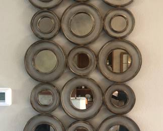 Uttermost Vobbia by Grace Feyock Circles Mirror 48.75” t x 30” w