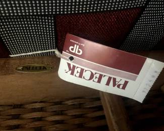 Set of 3 Palecek Wicker Chairs with Cushions - San Francisco