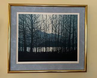 Signed Bass Lake Print