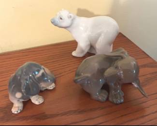 Kreisler & Royal Copenhagen Animal Figurines