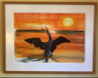 Signed Print - Morning Loon