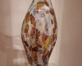 Very heavy blown glass piece