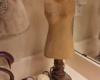 2of2 dress form table lamps