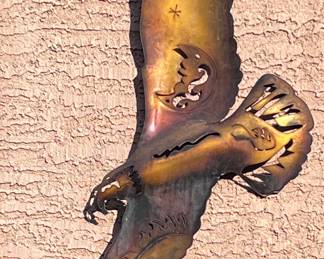 Metal Eagle Soaring 