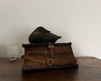 Vintage Duck Basket