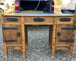 Rare Signed Monterey Desk 