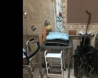 Drive wheel chair  bedside table and more!
