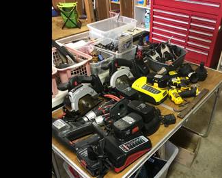 Power towels and battery operated ones too!