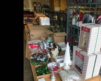 New in the box Christmas decor, there's even more in the lower level!