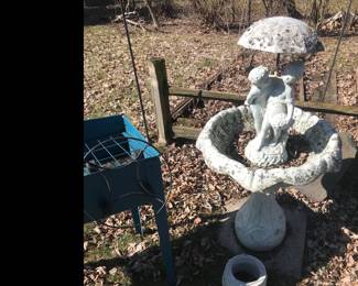 Cement fountain!