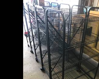 Rust free and they have locking rolling wheels!