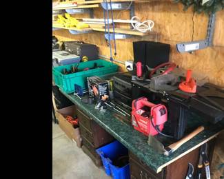 Table top saw and more tools still!