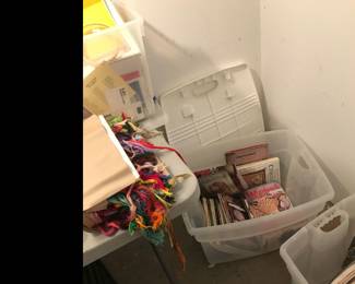 Craft supplies for days!