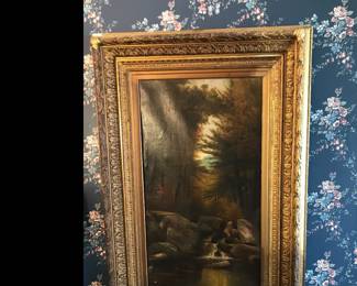 S.W Griggs (1827-1898) oil on canvas!