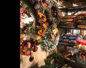 New outdoor cushions! Wreaths for every season!