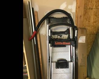 Several medium sized ladders!