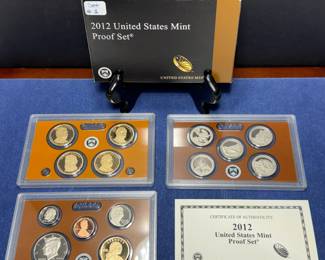 2012S KEY DATE UNITED STATES PROOF SET