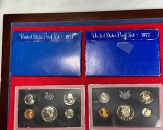 1971S AND 1972S US MINT PROOF SETS