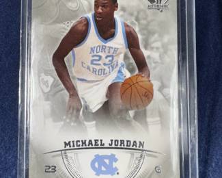 MICHAEL JORDAN NC TARHEELS PLAYER CARD