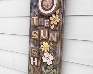 Farmhouse Style Garden Quote Wooden Plaque