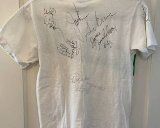 1990s 7UP Graphic T-Shirt – Autographed by Nascar Drivers 