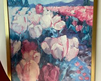 Framed 35th Anniversary Skagit Valley Tulip Festival Print
