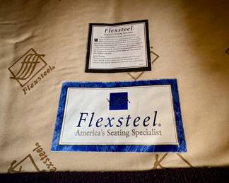 Purple Flexsteel sofa