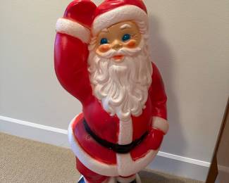 Circa 1960s Blow Mold Santa Claus