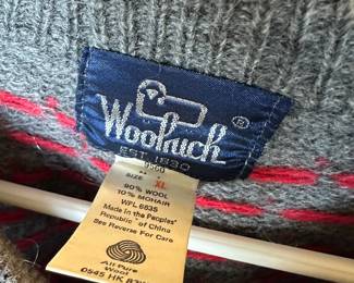Woolrich Men's Wool Nordic Fair Isle Wool Sweater – Size XL