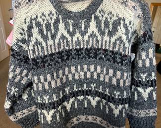 Gaeltarra of Ireland Nordic Fair Isle Wool Sweater