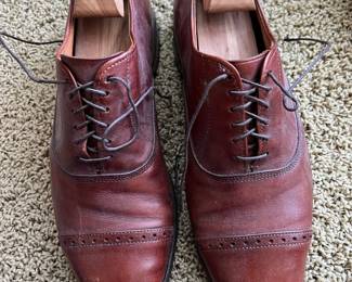Allen Edmonds Byron Burgundy Cap-Toe Oxfords