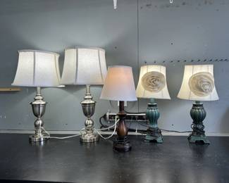 Lamps - purchase single or matched pairs - priced to sell