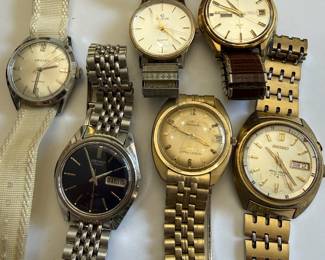 Men’s Watches - Seiko, Elgin, Ariston, Longines