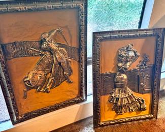 Decora Creations, Inc. Spanish Revival Style 3D Metal Framed Art