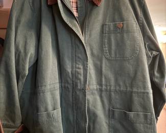 1990s Denim & Co. Blue Denim Jacket with Plaid Lining – Size 2X